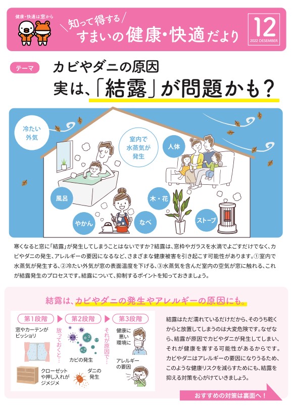 すまいの健康・快適だより【12月号】 米田トーヨー住器のイベントキャンペーン 写真1