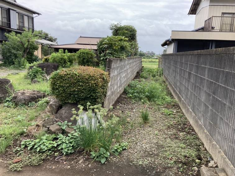 小島サッシトーヨー住器のつくば市　U様邸ブロック+フェンス工事を行いました！の施工前の写真1