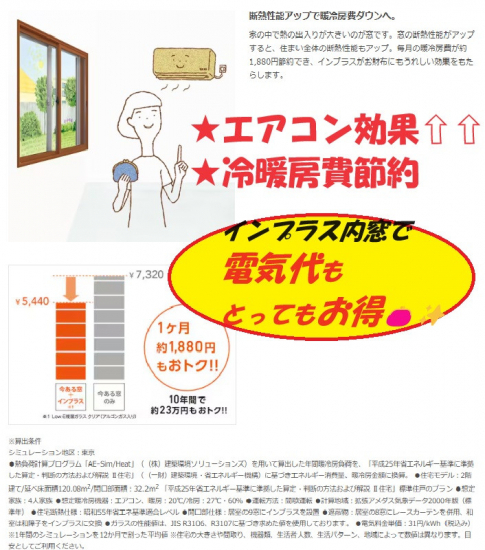 小島サッシトーヨー住器の★お得★内窓で節電💡賢く夏を乗り切ろう😁🎐！！！施工事例写真1