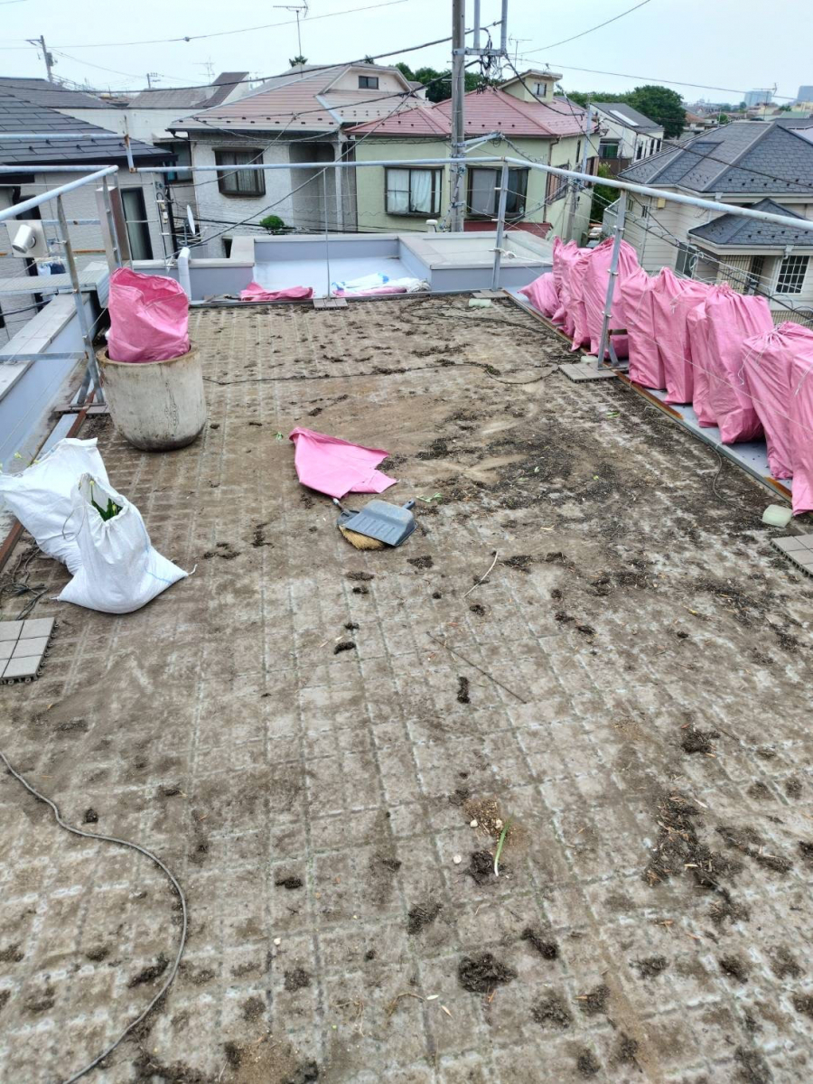 かとうがらすてん　大森山王の雨漏れご相談から防水工事【東京都大田区】の施工前の写真2