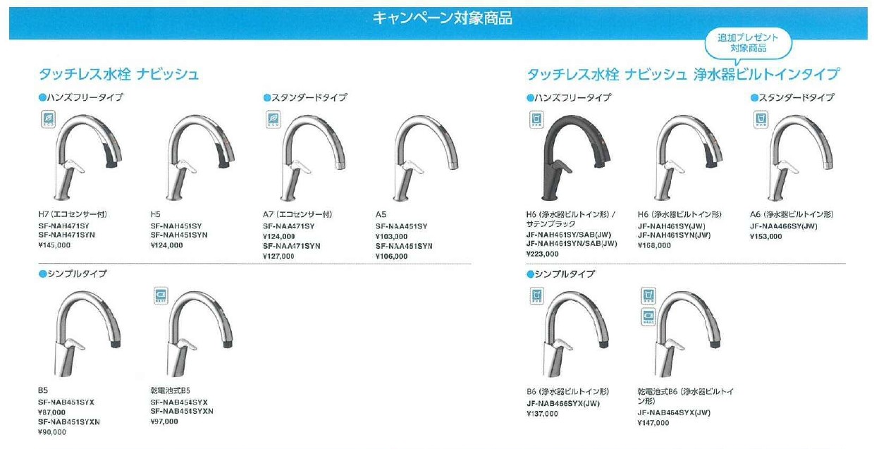 ナビッシュ水栓交換キャンペーン🔔 日向トーヨー住器のイベントキャンペーン 写真4