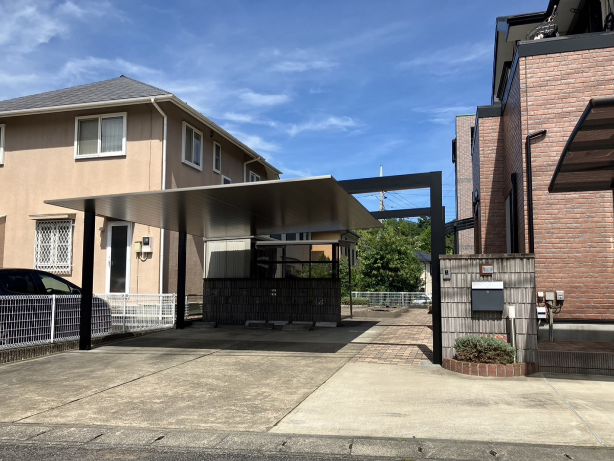 つくば住生活 つくば店のカーポートSCで住まいに美しさと快適さを☆茨城県牛久市の施工後の写真1