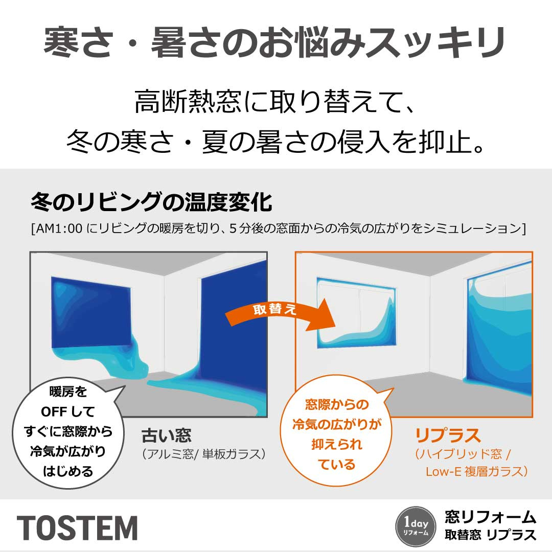 マドLABO前橋の取り替え窓　カバー工法「リプラス」をしました　（高崎市）の施工事例詳細写真4