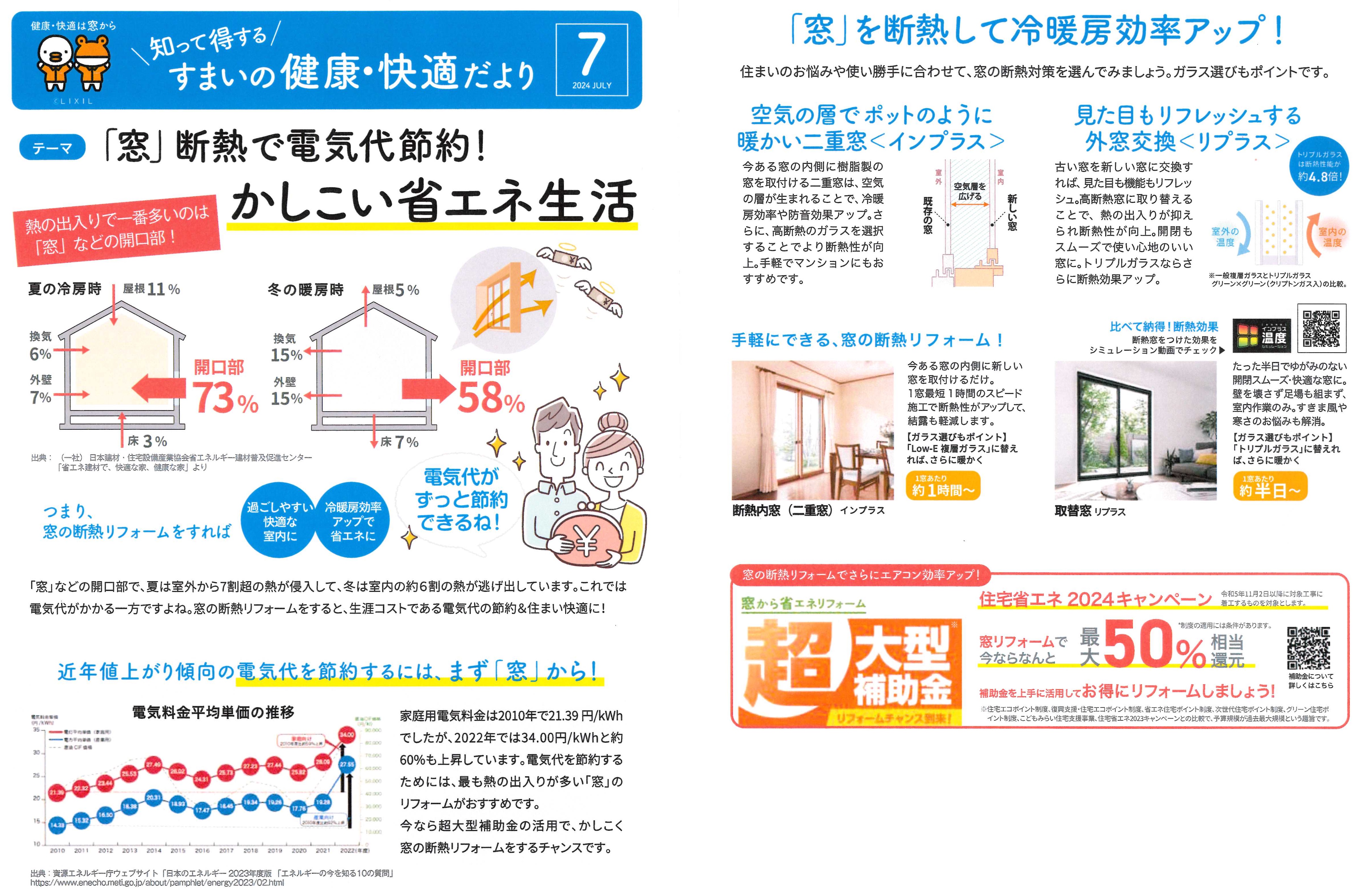 すまいの健康・快適だより　７月号 末次トーヨー住器のイベントキャンペーン 写真1