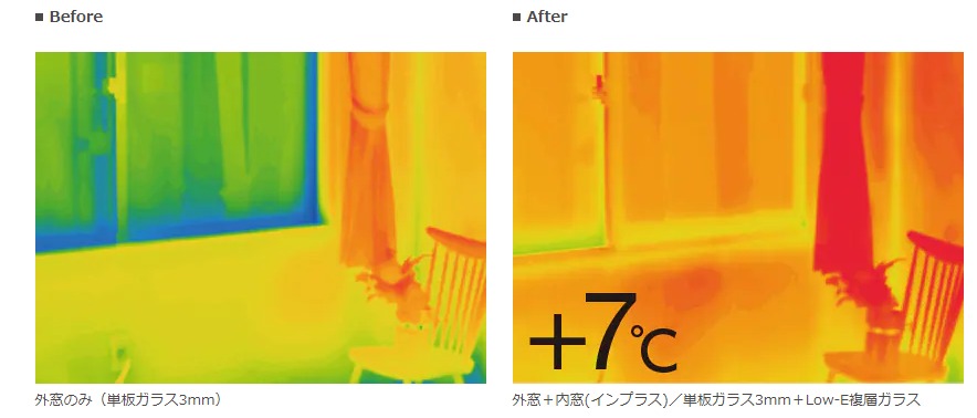 TGネクストの群馬県桐生市　インプラス　内窓取付け1DAYリフォーム【補助金対象】の施工事例詳細写真2