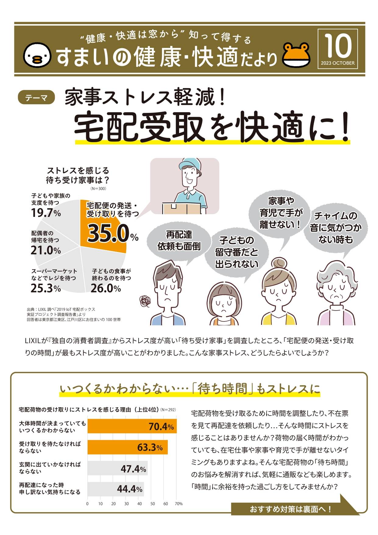 【10月号】 すまいの健康・快適だより 堀川トーヨー住器のブログ 写真1