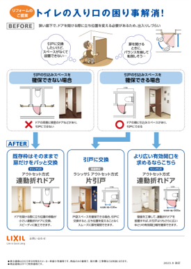 トイレの入り口の困り事解消！ 千葉南トーヨー住器のイベントキャンペーン 写真1