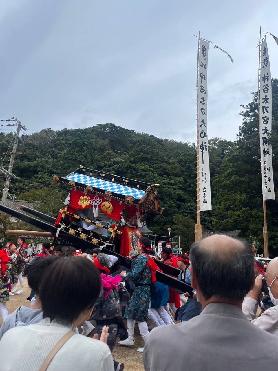 🏮秋祭り🏮「📢よいやっさぁ～」 大西アルミ建材 京丹後店のブログ 写真1