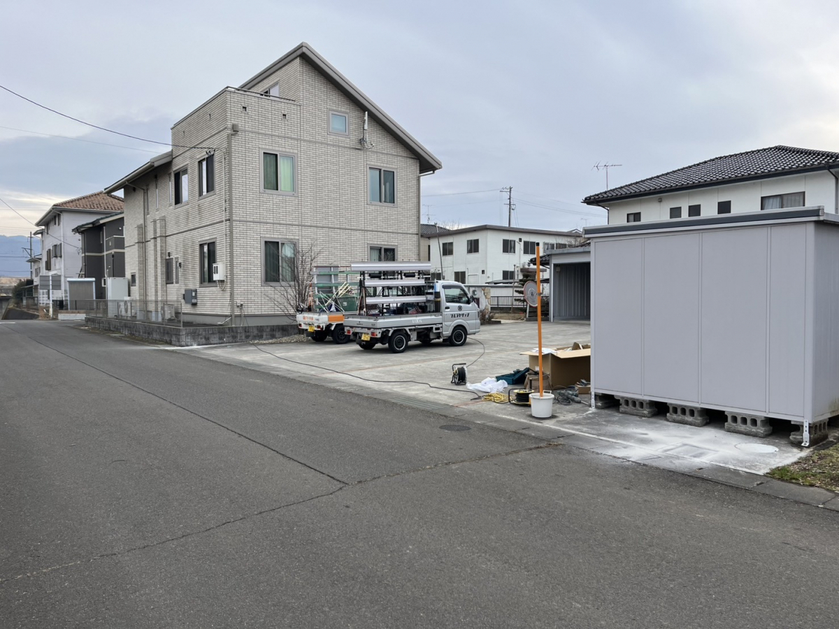 円谷トーヨー住器の門扉設置工事の施工前の写真1