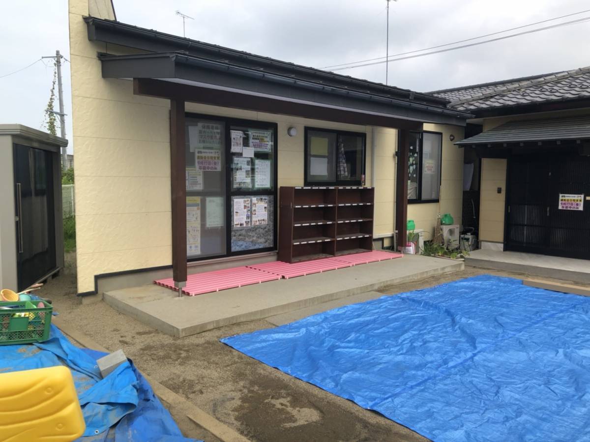 円谷トーヨー住器の子供たちも安心！雨風を防げる素敵なスペースになりましたの施工前の写真1