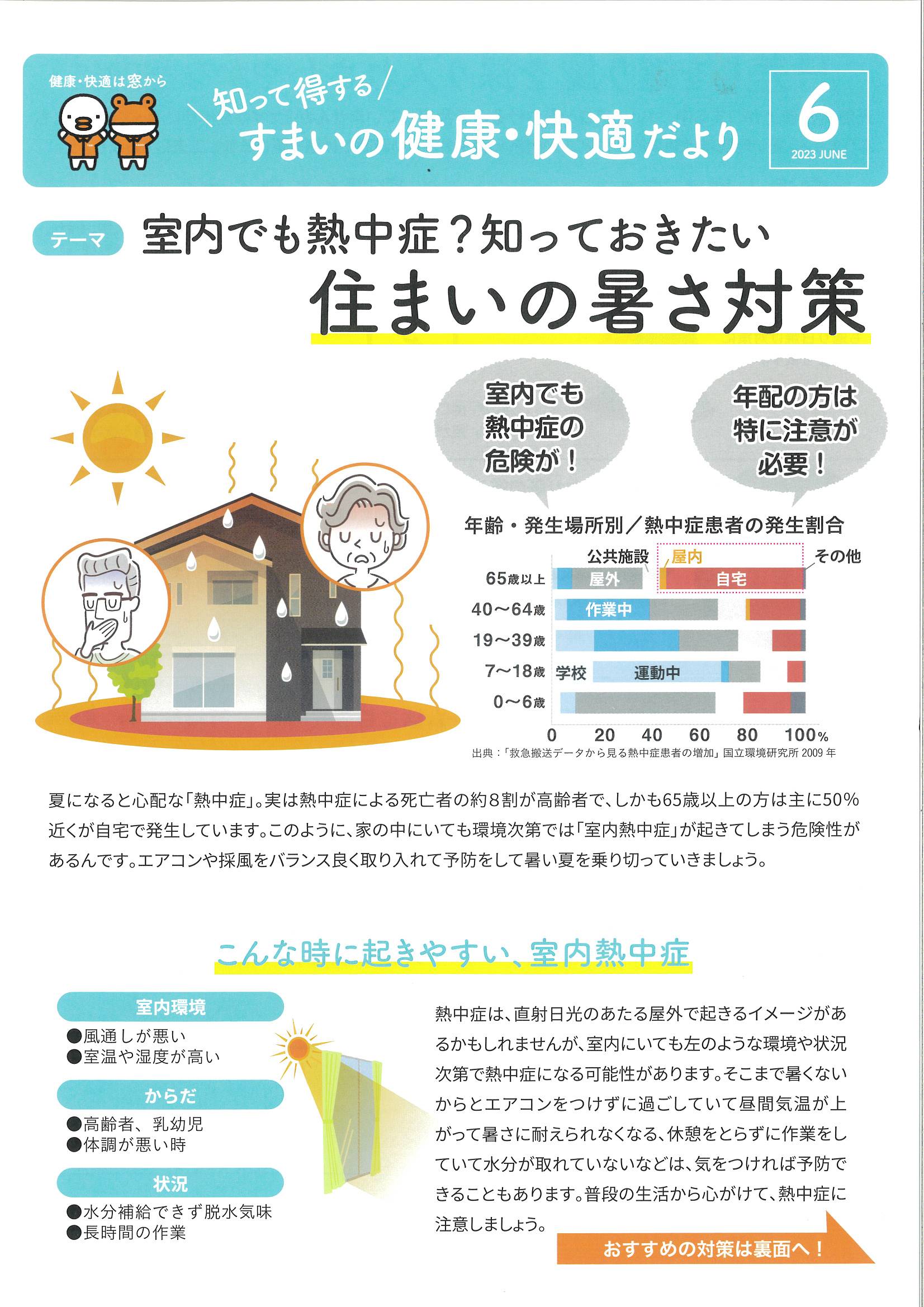 知って得する/すまいの健康・快適だより　2023.6 土佐トーヨー住器のイベントキャンペーン 写真1