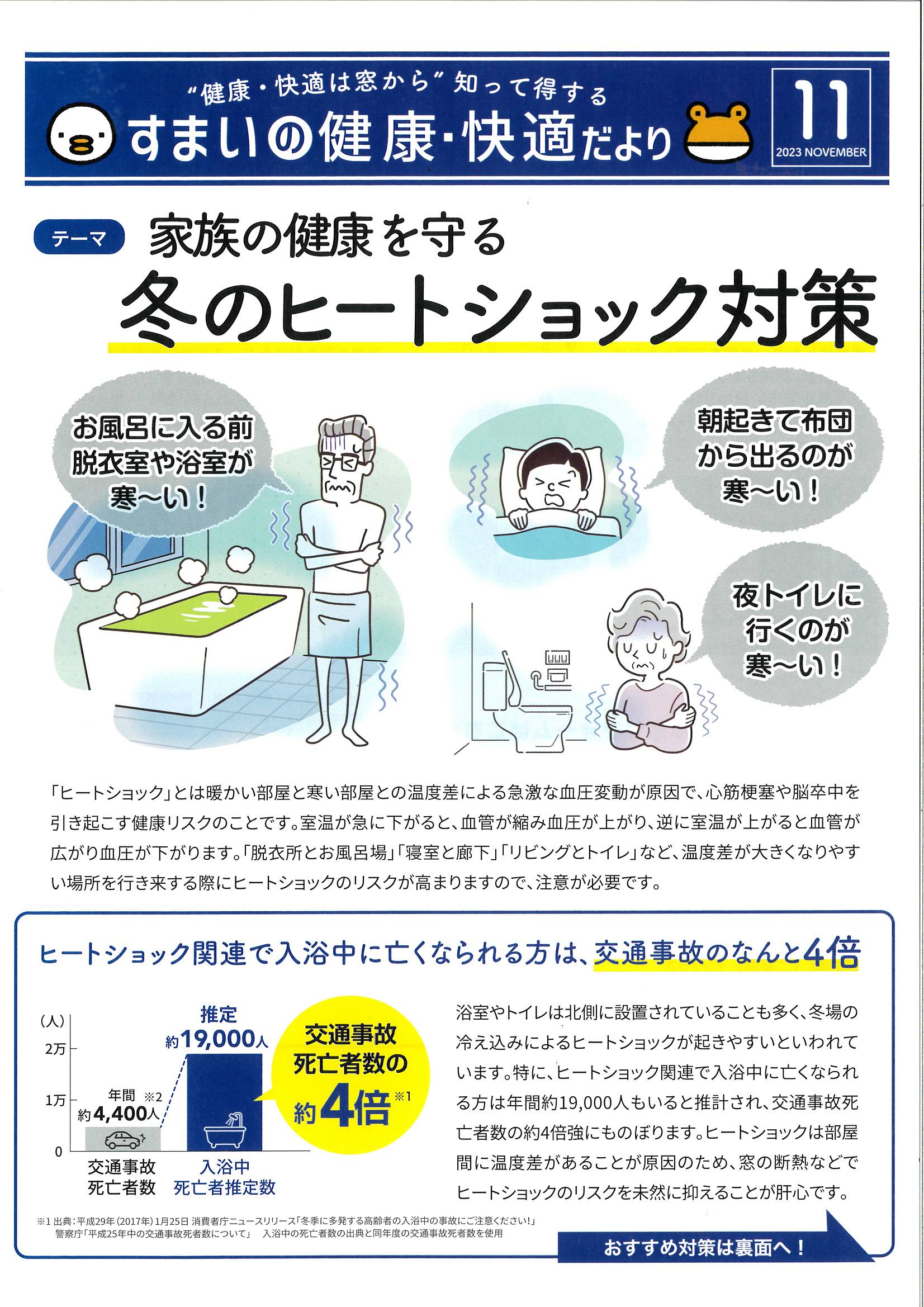 すまいの健康・快適だより　２０２３年１１月 土佐トーヨー住器のブログ 写真1