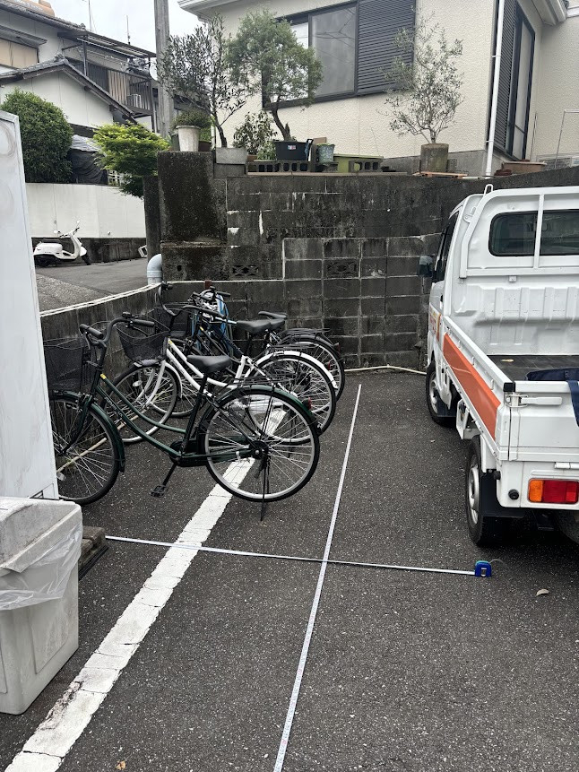 土佐トーヨー住器のネスカRミニで自転車置き場を快適にの施工前の写真2