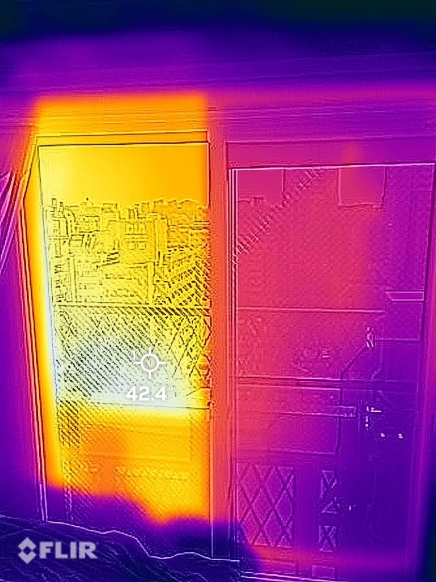 デンヒチ Rihoの福岡市中央区今泉・ マンションの窓断熱リフォームを実施しました！の施工前の写真1