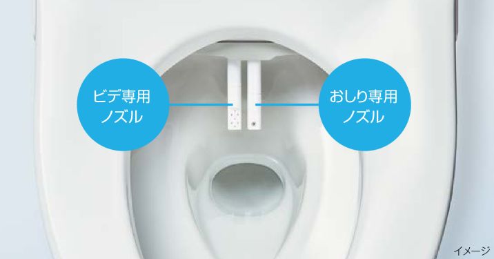 二宮トーヨー住器の【トイレリフォーム】最新のおトイレで機能面も充実、節水もバッチリの施工事例詳細写真2