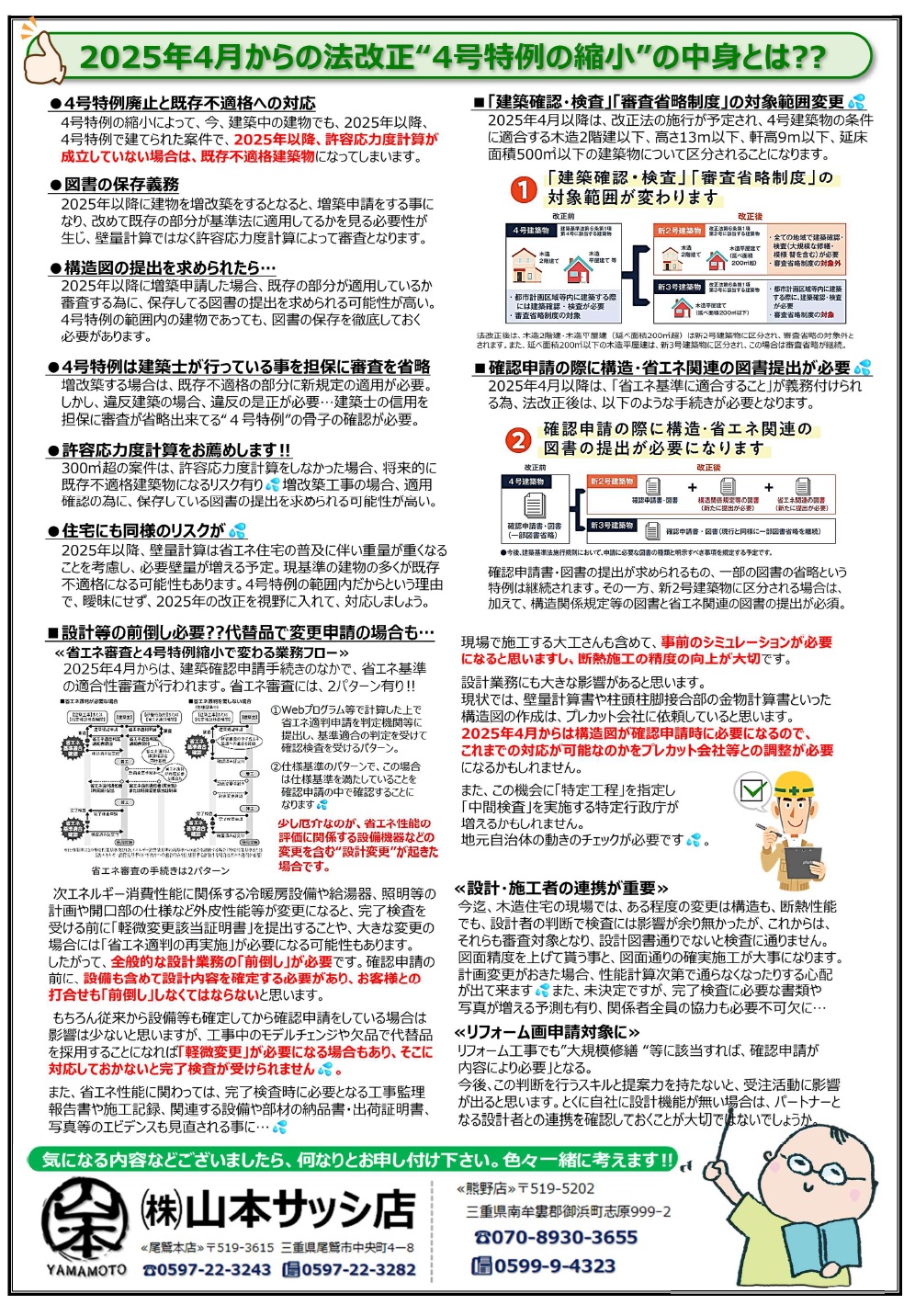 2023年9月度／定期情報誌”㈱山本サッシ店新聞”が出来ました‼ 山本サッシ店 東紀州のブログ 写真2