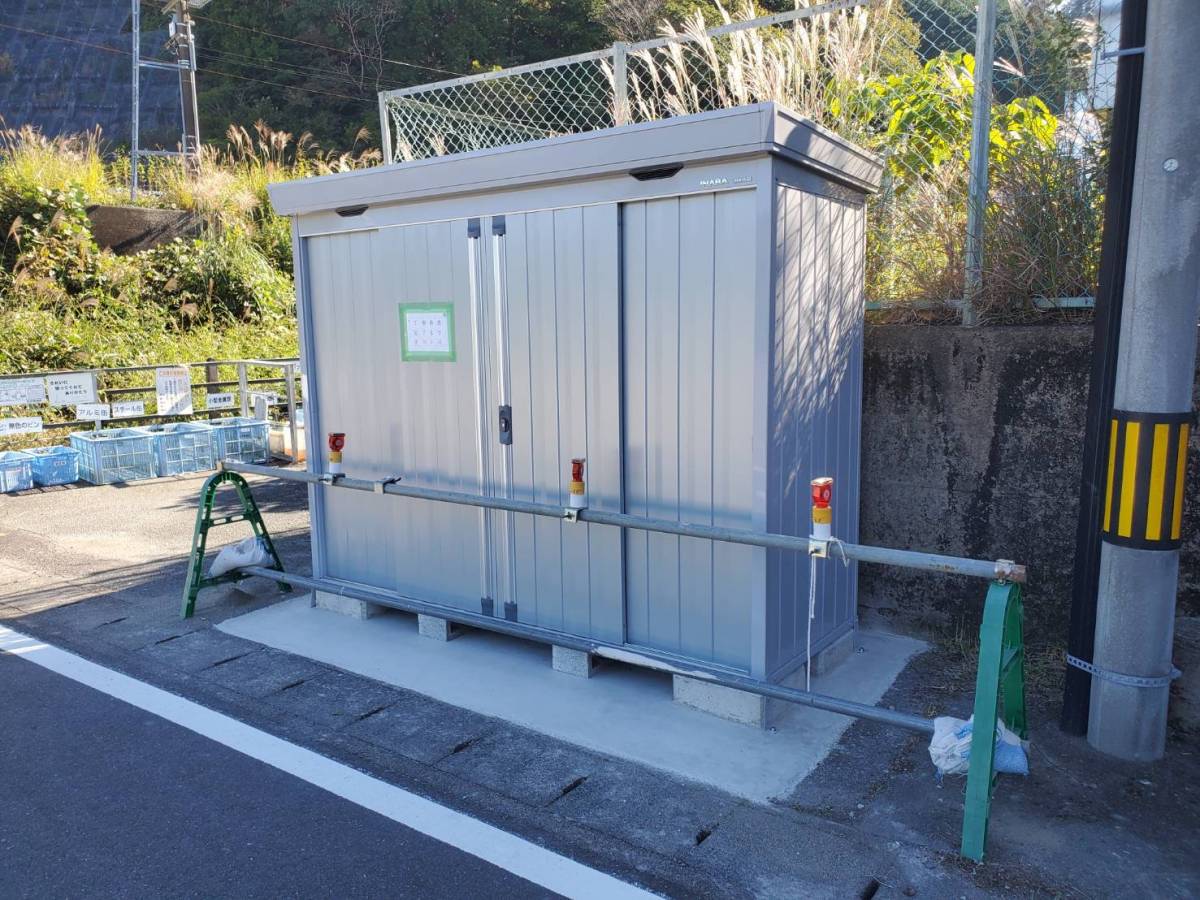 山本サッシ店 東紀州の地域の“ゴミステーション”完成‼︎ 【大末建設様現場】の施工後の写真1