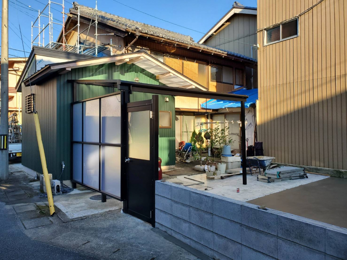 山本サッシ店 東紀州のテラス囲いを多様化‼︎ 使い方も色々です。《大末建設様現場》の施工後の写真3