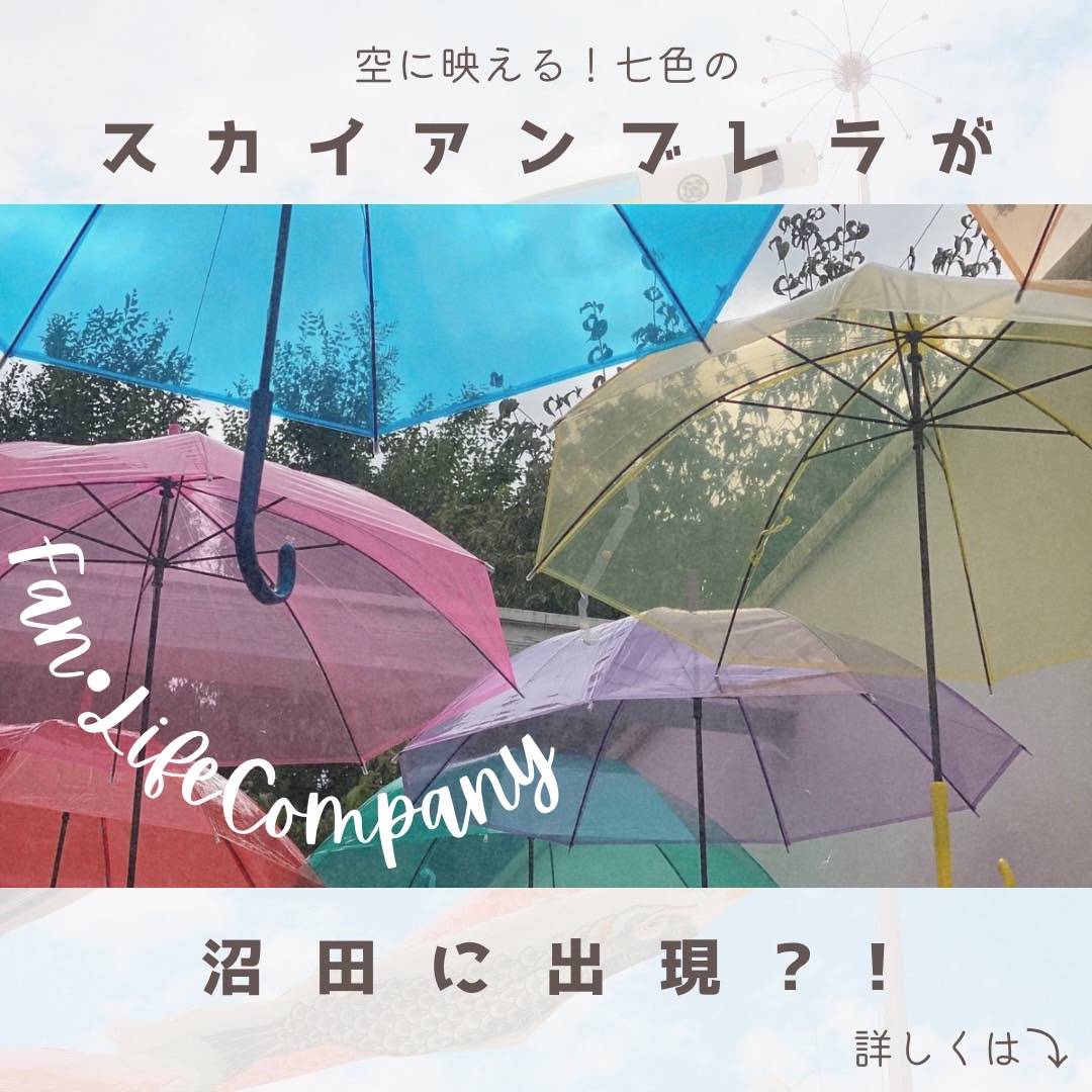 群馬県沼田市の空にスカイアンブレラが出現？！/イベント情報/ハンドメイドイベント/ファンライフイベント ファン・ライフ リフォームのイベントキャンペーン 写真1