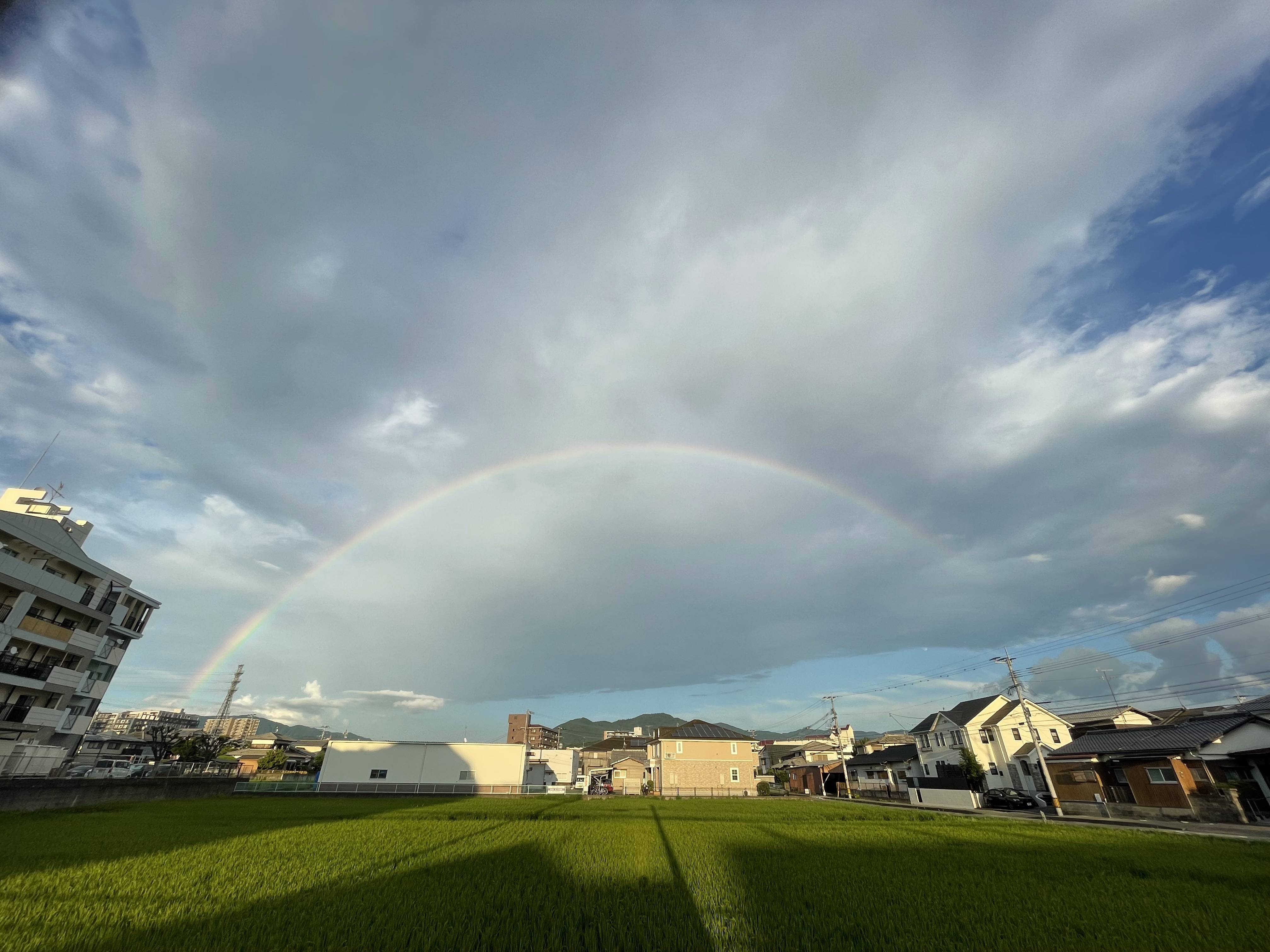 虹がでてました🌈 東福岡トーヨー住器のブログ 写真1