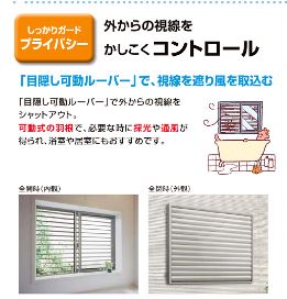 大成トーヨー住器の目隠し可動ルーバー取付｜外からの視線をコントロール｜足柄上郡｜の施工事例詳細写真1