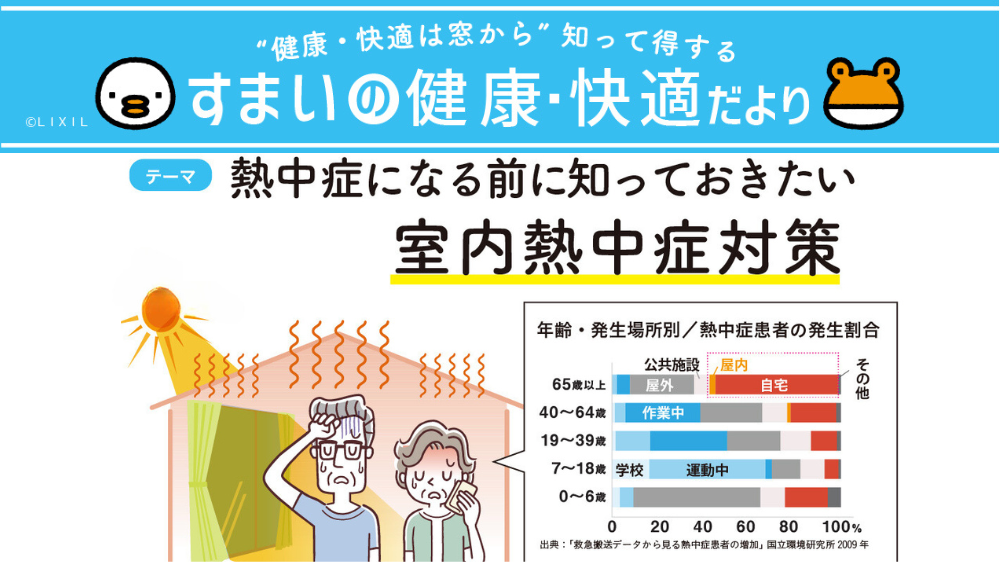 室内の熱中症対策！光熱費を抑えて熱中症対策をする方法とは？ 杉山ガラスのブログ 写真1