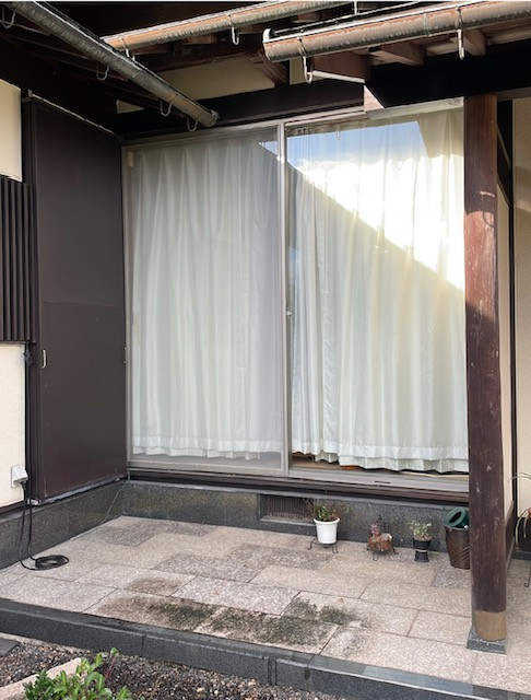 山本ガラスの雨戸が欲しい・・・の施工前の写真1