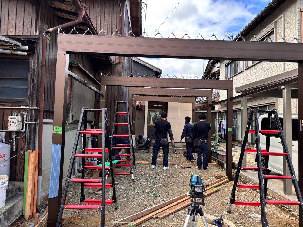 施工の様子👷 高岡建材 天橋立店のブログ 写真2