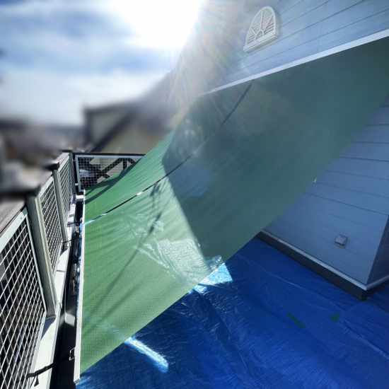 窓工房テラムラのベランダに日よけを付けたい施工事例写真1