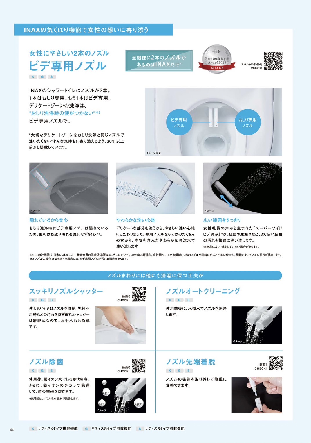 【SATIS　X】誕生‼　水と暮らしを見つめて100年。　INAXのトイレは新しい時代へ。　 サントーヨー住器のブログ 写真4