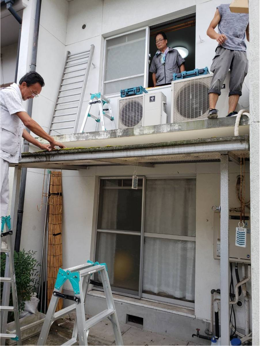 共栄アルミトーヨー住器の断熱・防犯・台風対策に是非♪の施工前の写真3