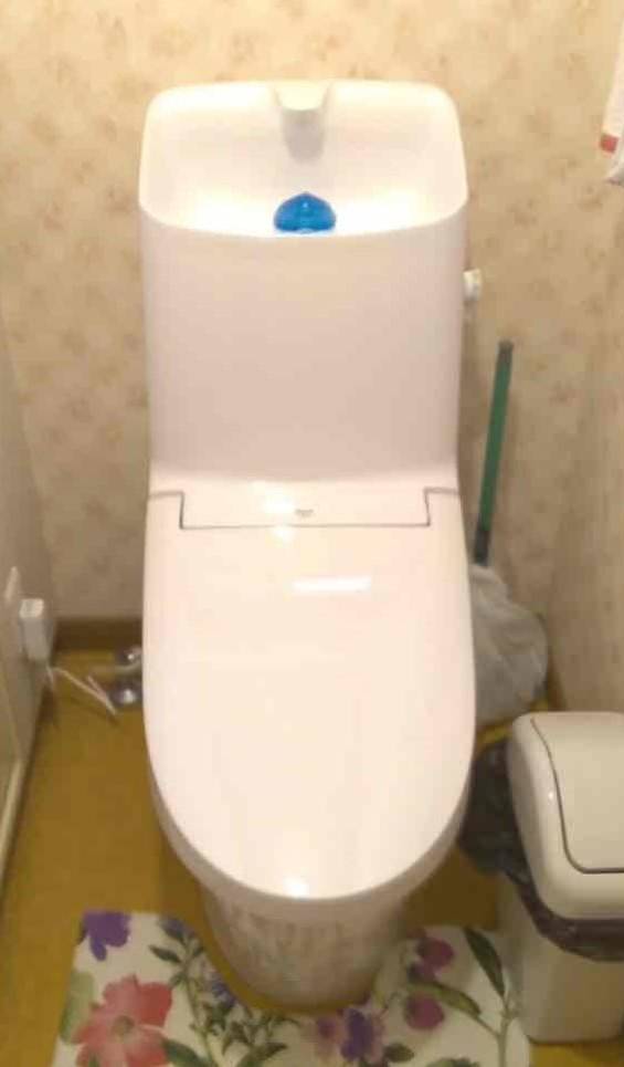 おさだガラスのお掃除ラクラクトイレに交換！！の施工後の写真1