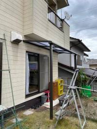 カワバタトーヨー住器の福山市緑陽町　テラス工事の施工後の写真1