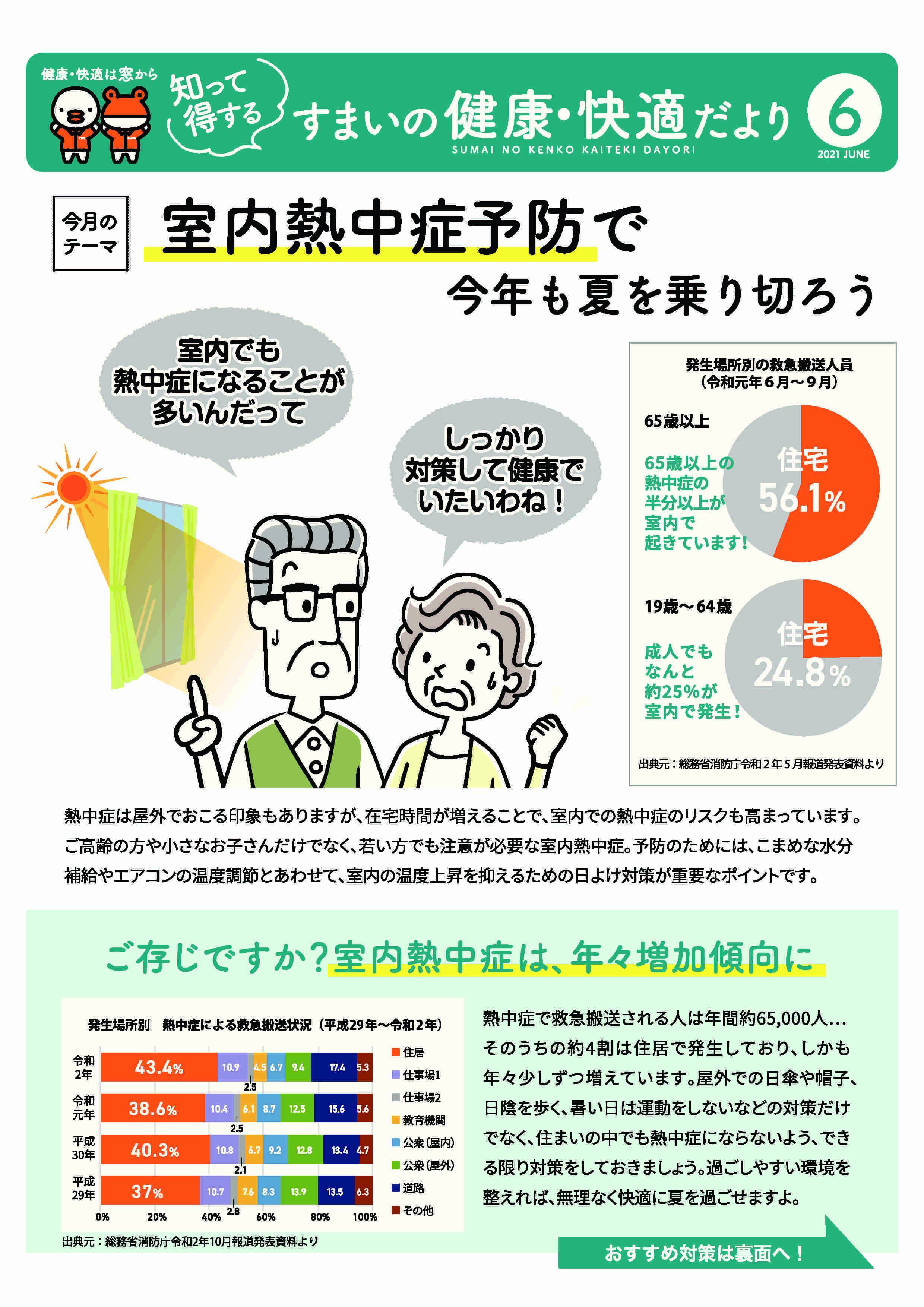 住まいの健康・快適だより　6月号 トータスエステートのイベントキャンペーン 写真1