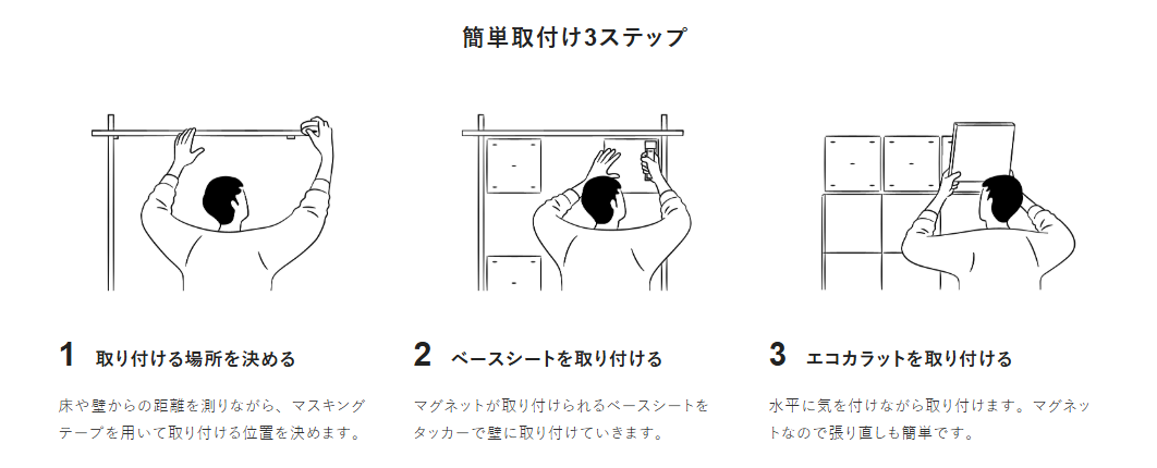 トータスエステートの弊社の打ち合わせスペースに、LIXILの『エコカラットセルフ』をDIYで施工しました！の施工事例詳細写真15