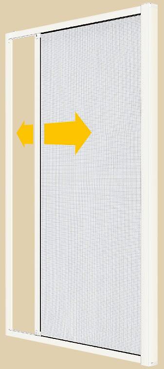 FGネクストのたてすべり窓の網戸の施工後の写真2