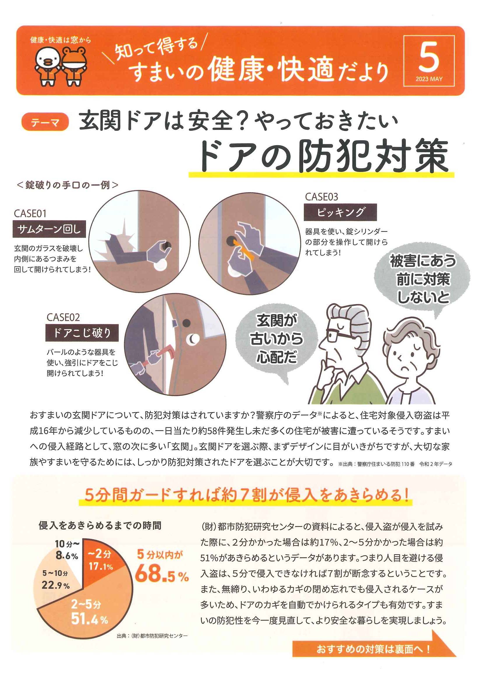 すまいの健康・快適だより5月号 山装 リニューアル事業部のブログ 写真1